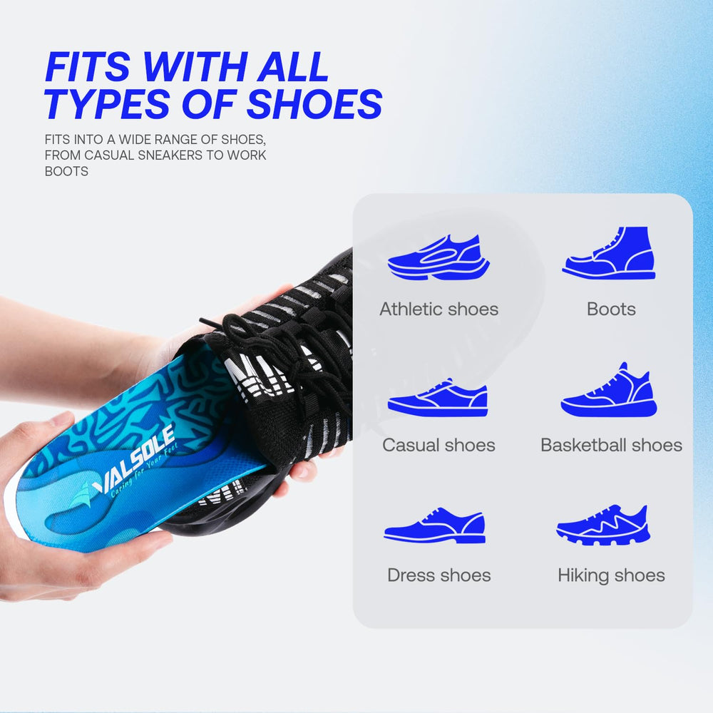 VALSOLE ideal for daily wear, work, walking, and hiking.