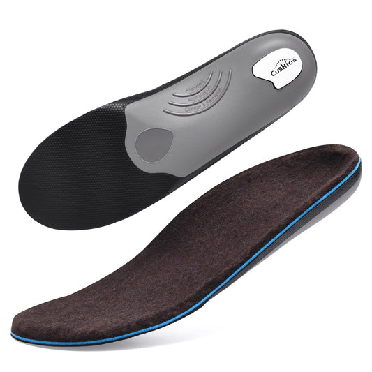 VALSOLE winter wool insoles inside a boot for all-day warmth