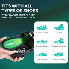 VALSOLE arch-support insole suitable for men and women.
