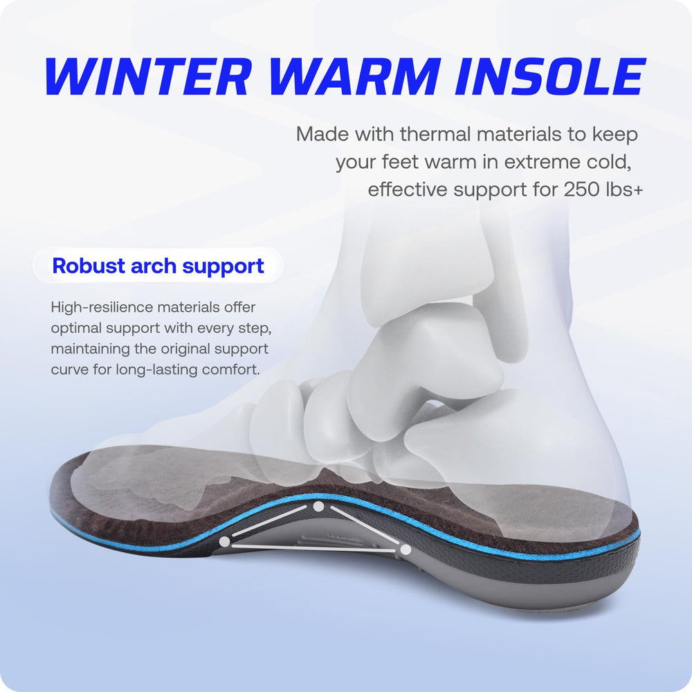 VALSOLE arch-support wool insoles supporting flat feet