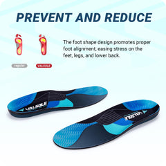 VALSOLE flat-foot metatarsalgia insole provides targeted support for foot alignment.