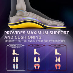 VALSOLE Poron heel pad absorbs impact during long periods of standing