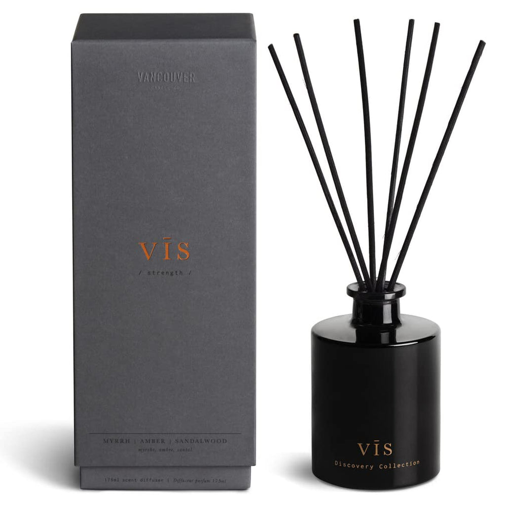 Vancouver Candle Co. Discovery diffuser bottle with natural oils for ambient fragrance.