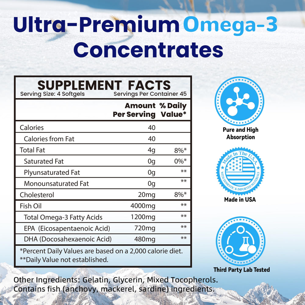 VANI Fish Oil omega-3 softgels closeup highlighting compact capsules for easy swallowing.