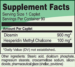 Vasoflex D1 packaging view with caplets shown for convenient daily use.