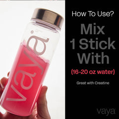 Vaya USA-made production and lab-tested quality badge.