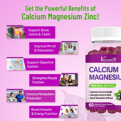 Serving image of Vazatisi elderberry gummies for daily use.