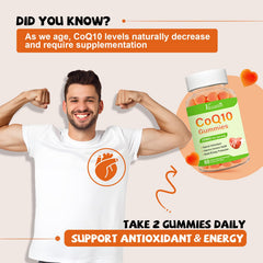 Vazatisi CoQ10 Gummies deliver tasty energy lift.