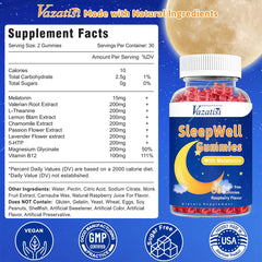 Vazatisi Sleep Gummies kid friendly dosing for family bedtime routines