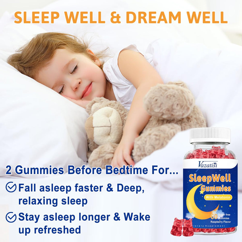 Vazatisi Sleep Gummies vegan formulation for plant based bedtime support