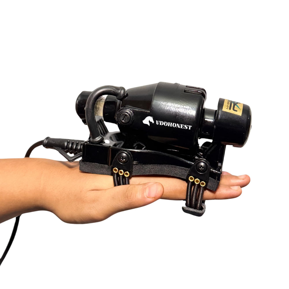 VDOHONEST massager front view showing dual-speed floating action for full body use