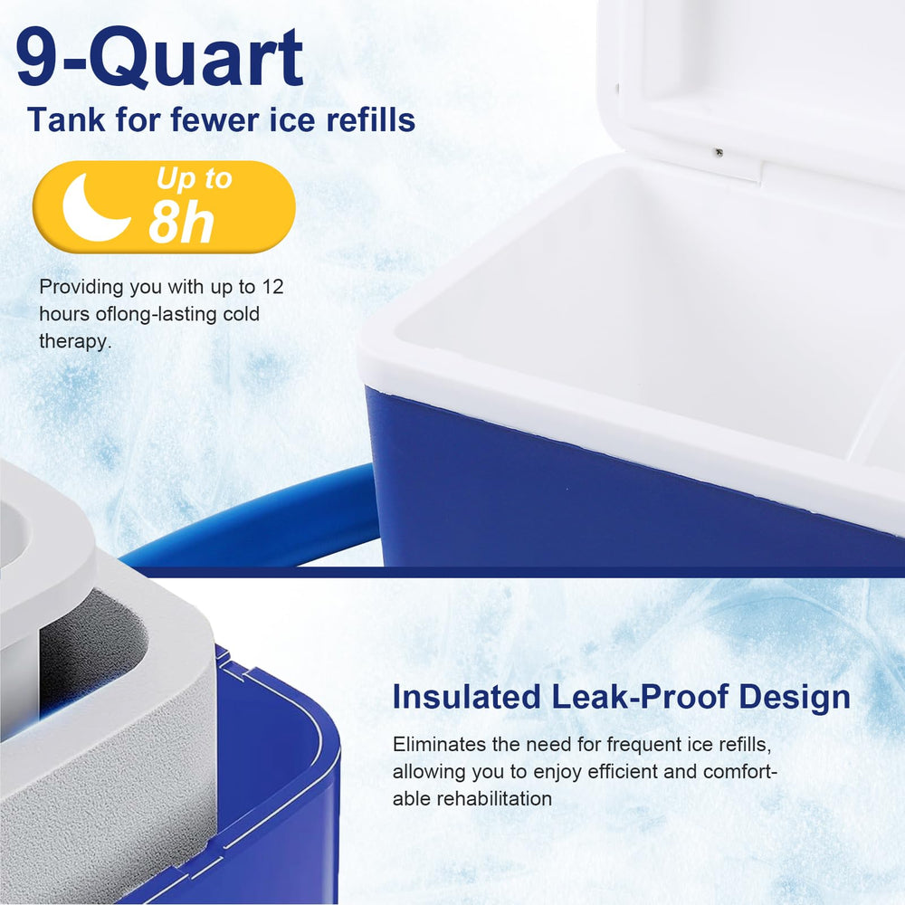 Veanvoky cold therapy machine control panel with adjustable settings