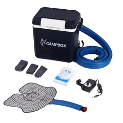 Veanvoky cold therapy machine front view for at-home knee recovery.