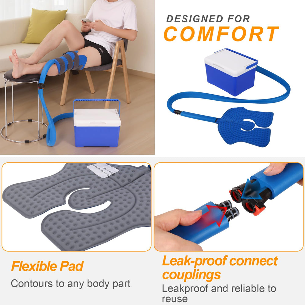 Veanvoky cryotherapy freeze kit water tank supports longer pain relief sessions