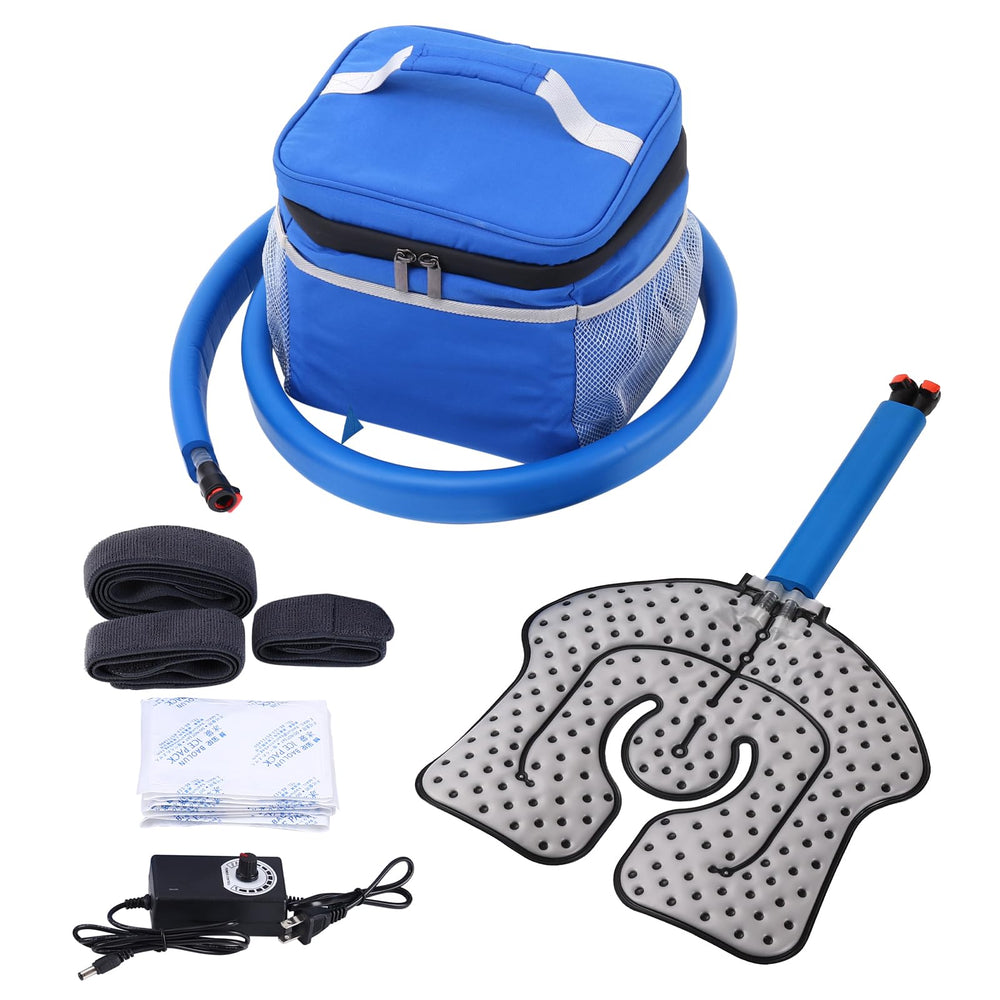 Veanvoky portable ice therapy machine ready for use with compact design for on-the-go relief