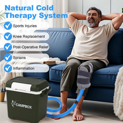 Veanvoky silent pump ice therapy system operating for restful nights.