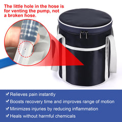 Veanvoky universal cold therapy pad shown for ankle and knee support.