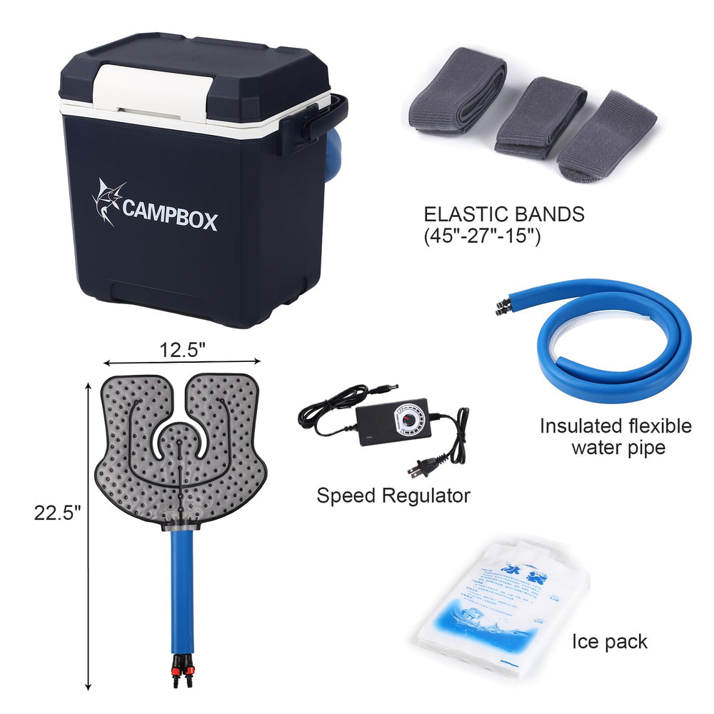 Veanvoky universal compression pad setup for shoulder, hip, or ankle.