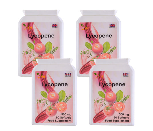Ved Lycopene softgel bottle front view highlighting premium quality