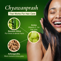 VEDA Chyawanprash almonds saffron bowl; rich ingredients enhancing flavor.