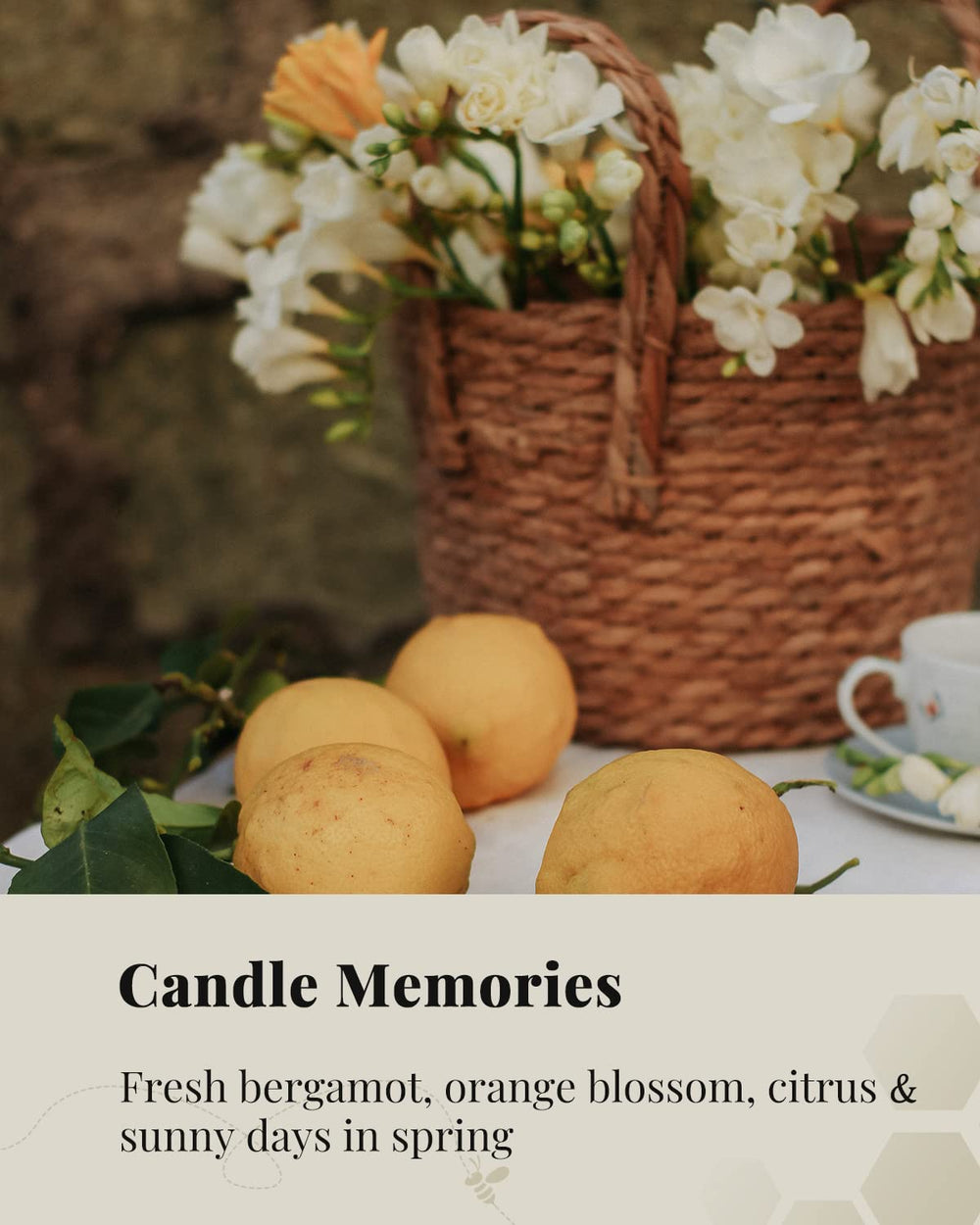 The 4-pack delivers up to 80 hours of clean, even-burning beeswax fragrance.