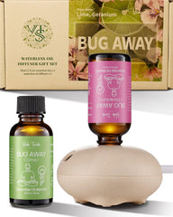 Veda Tinda Scent geranium oil bottle for natural aroma and insect deterrence.