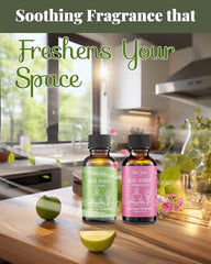 Veda Tinda Scent lime oil bottle delivering fresh scent and odor control.