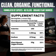 VEDGE pea-pumpkin-sunflower blend delivers 25g protein per serving.