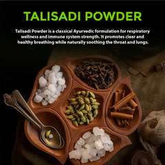 VEDIKROOTS Talisadi powder with honey for a gentle warm beverage