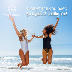 VeeFresh VeeGentle wash foaming texture image demonstrates mild cleansing.