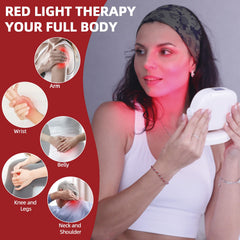 Veefy 660nm/850nm wavelengths support potential deep tissue comfort and skin benefits.
