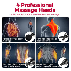 Veefy flat head covers larger surface muscles for efficient sessions.