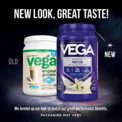 Vega Original Protein Powder mixed in water for a quick smoothie base