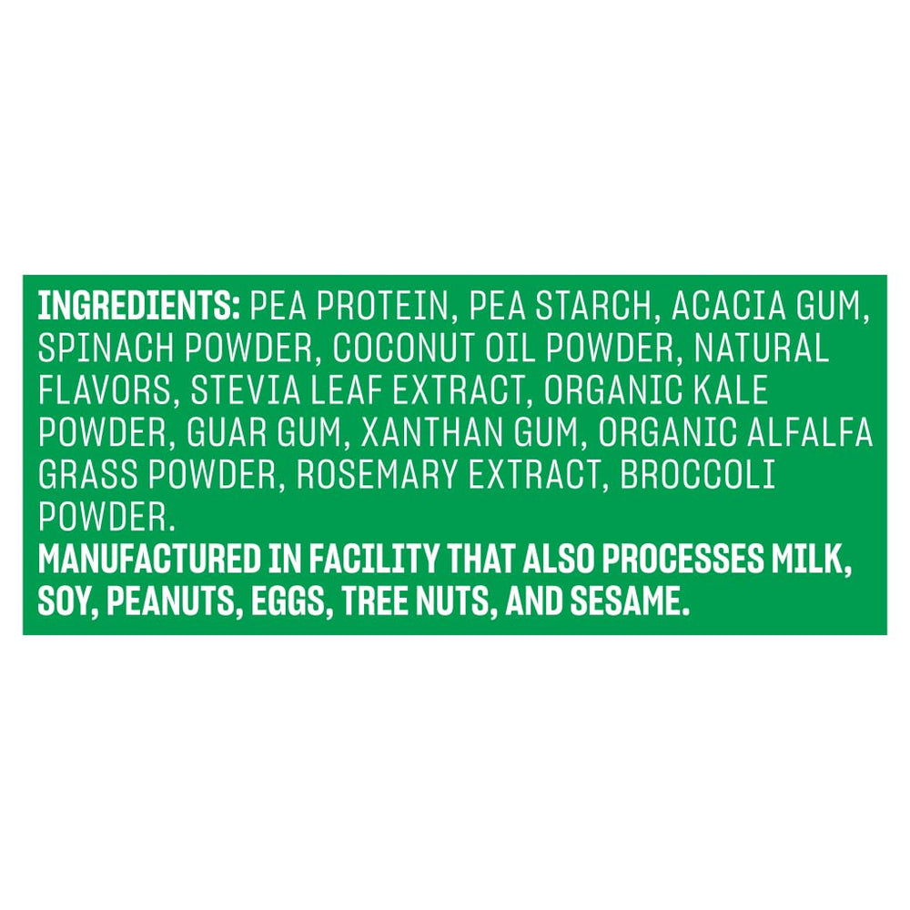 Vega Protein and Greens Vanilla label shows vegan, non-GMO, gluten-free status