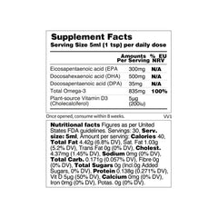VEGETOLOGY Omega-3 liquid added to food to boost daily nutrition.