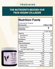 Hibiscus powder scoop showing the antioxidant rich Veggimins formula