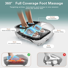 Veicomtech massager dial settings enable precise massage intensity