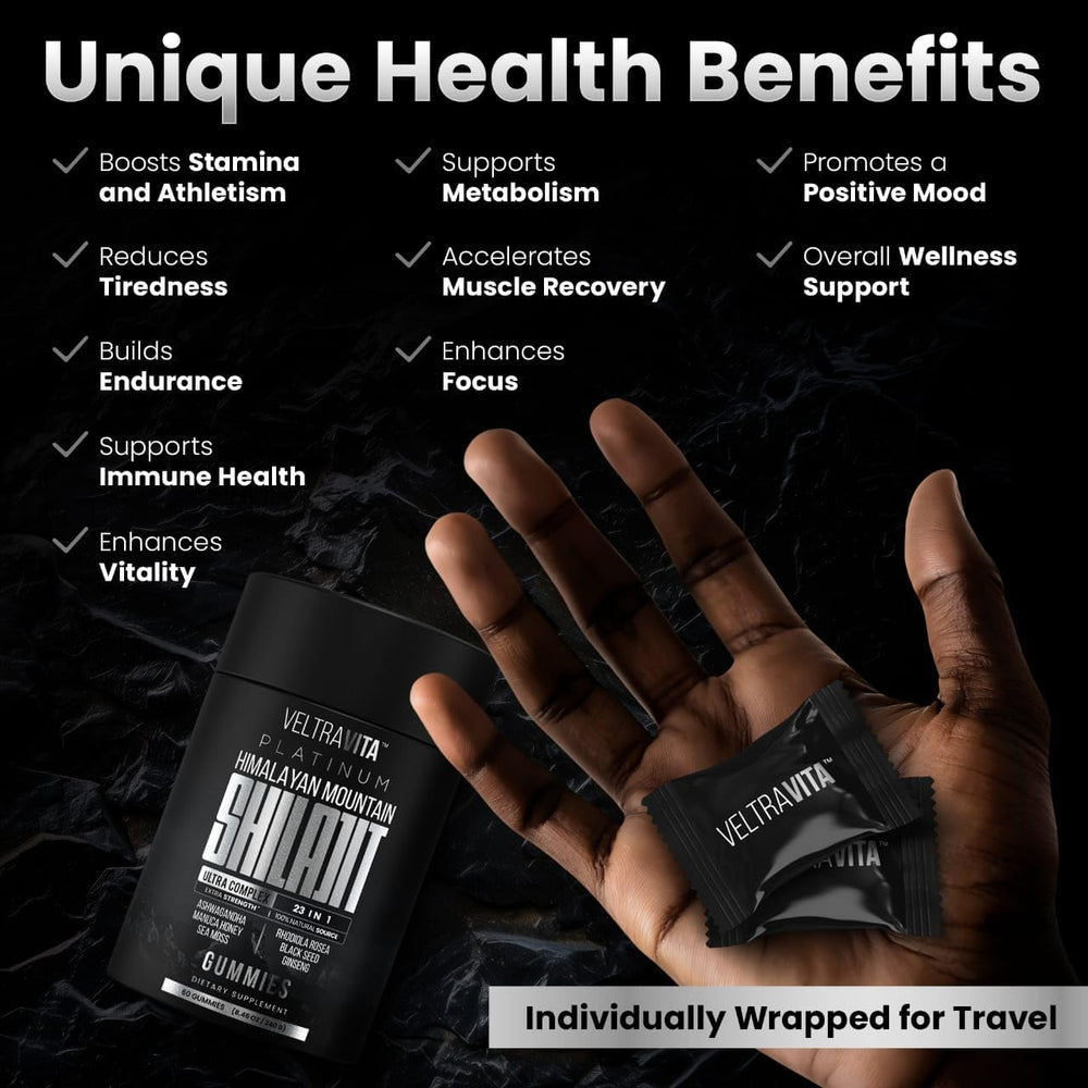 VeltraVita Tongkat Ali mens wellness pack evoking vitality