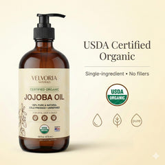 Beard care with jojoba oil for softening and hydration of facial hair.