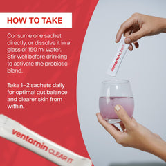 Ventamin vitamins A and B complex shown for antioxidant support.