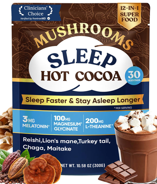 Venture Pal mushroom cocoa powder pack for a calming evening ritual.