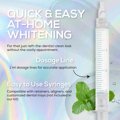 Venus Visage mint flavor refreshes breath while whitening.