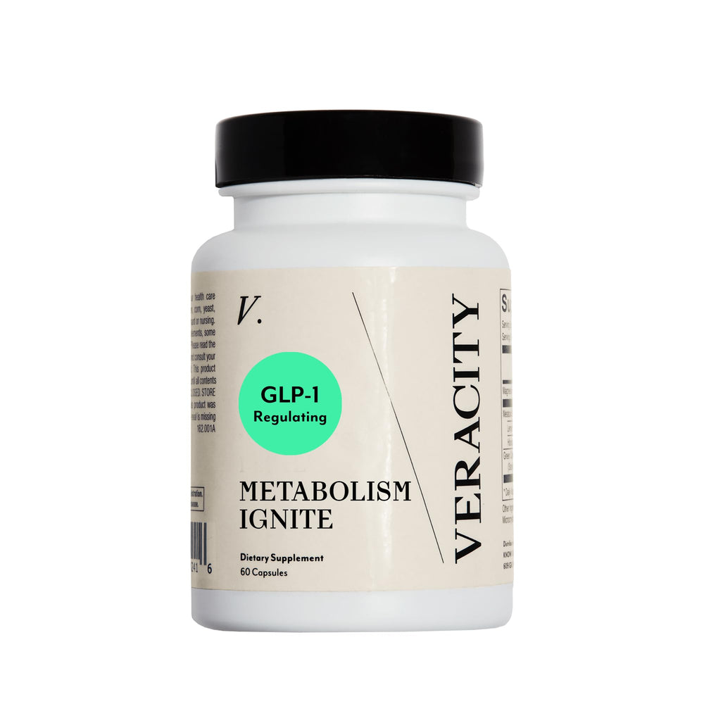 Veracity Metabolism Ignite bottle front with clean label for daily use