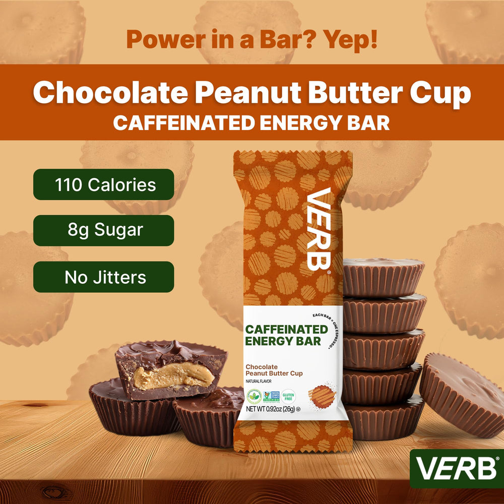 Ingredients view: gluten-free oats, peanut butter, and brown rice in Verb bar.