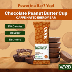 Ingredients view: gluten-free oats, peanut butter, and brown rice in Verb bar.