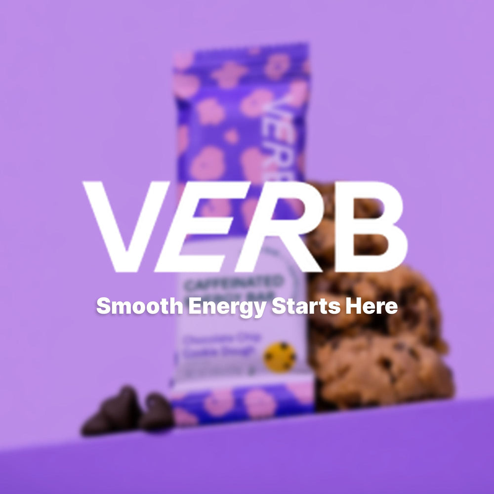 Nutrition label on Verb Energy Bar Chocolate Chip Cookie Dough bar