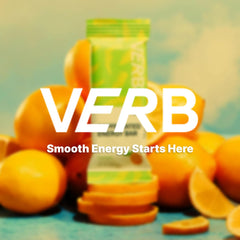Verb Caffeinated Energy Bar Lemon study or travel scenario for productive energy.