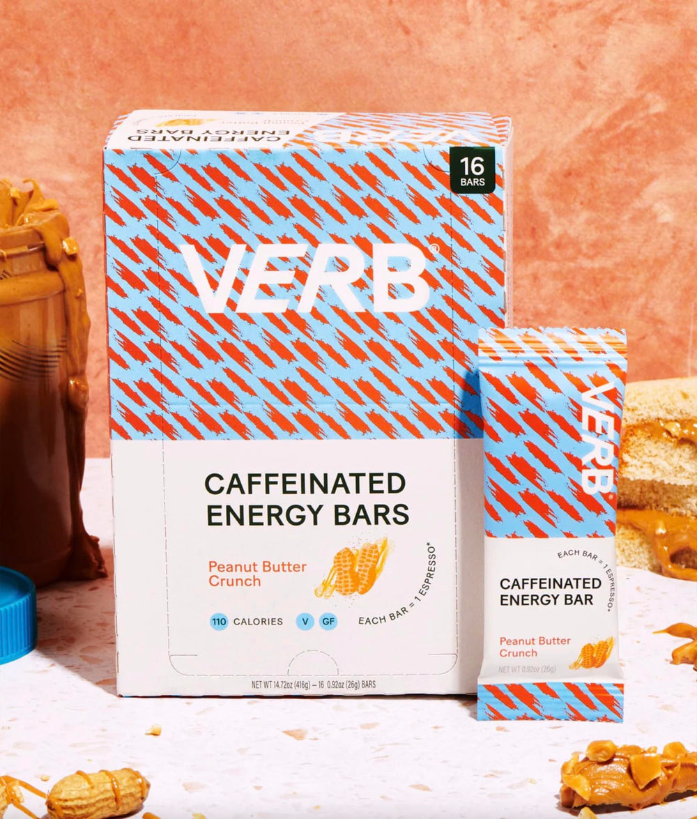 Ingredient list for Verb Energy Bar Peanut Butter Cookie with simple real-food components.