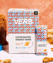 Ingredient list for Verb Energy Bar Peanut Butter Cookie with simple real-food components.
