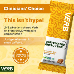 Verb Energy Bars with green tea caffeine for steady focus.